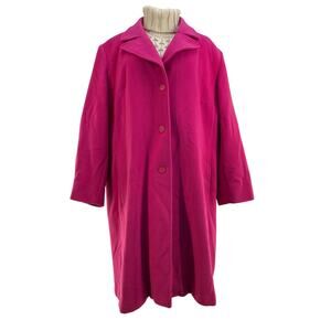 Marvin Richards Pink Wool Coat